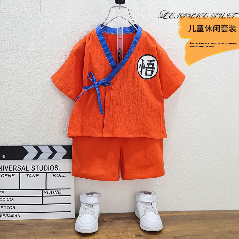 Bộ Đồ Hóa Trang Nhân Vật Son Goku Thời Trang Mùa Hè Cho Bé Trai