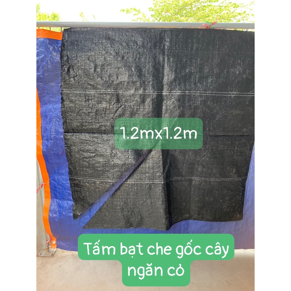 5 TẤM BẠT PHỦ ĐẤT CHỐNG CỎ KHỔ 1.2*1.2m (SHOP BẦU ƯƠM THÔNG MINH, LƯỚI CHE NẮNG,KEO LIỀN SẸO..)