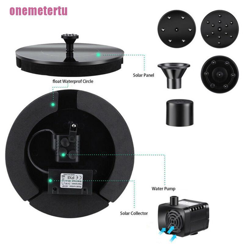 [ONE] Máy Bơm Nước Hồ Cá 13CM Sử Dụng Năng Lượng Mặt Trời