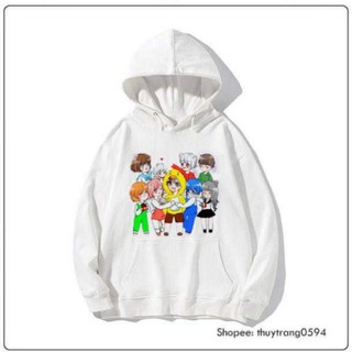 New - áo hoodie nam nữ hero team mini world màu trắng / siêu chất