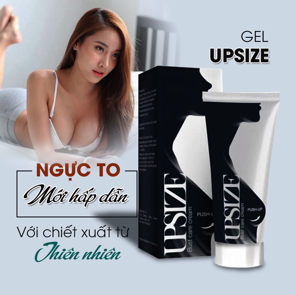 Combo 2 Tuýp Kem Nở Ngực Upsize 50ml  Kem Nâng Ngực Upsize Tăng Nhanh Kích Thước Vòng 1 An Toàn, Hiệu Quả