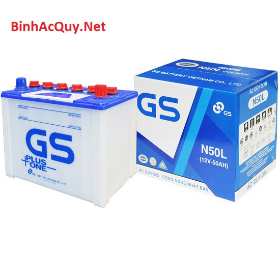 BÌNH ĐIỆN ẮC QUY Ô TÔ GS N50L