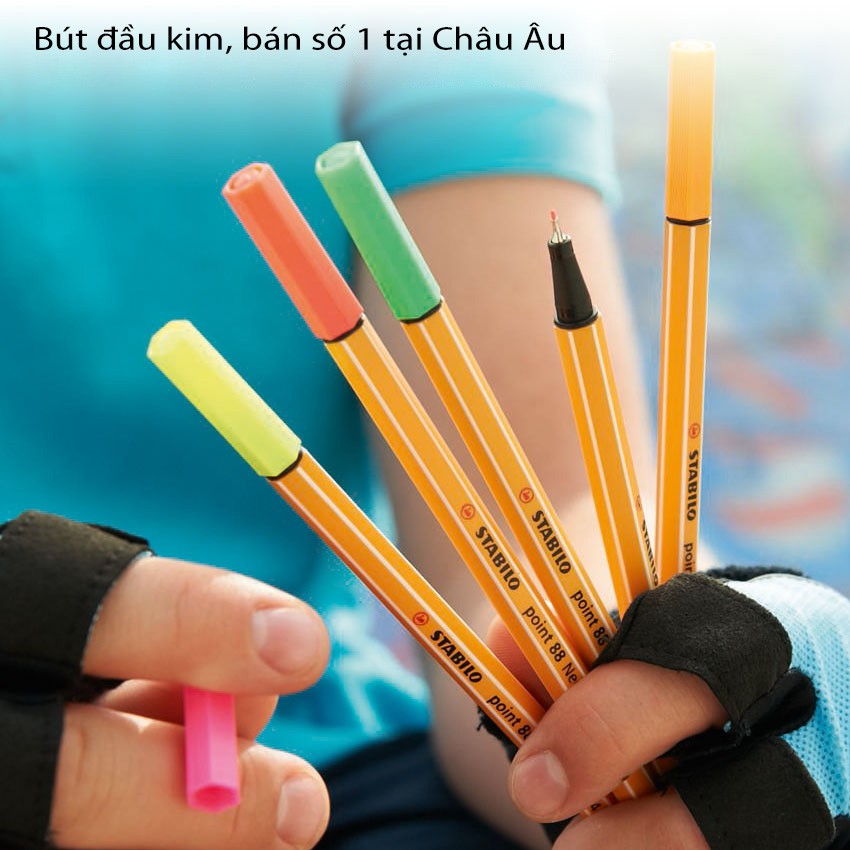 Bút Dạ Kim Chính Hãng Stabilo Point 88 0.4mm PT88