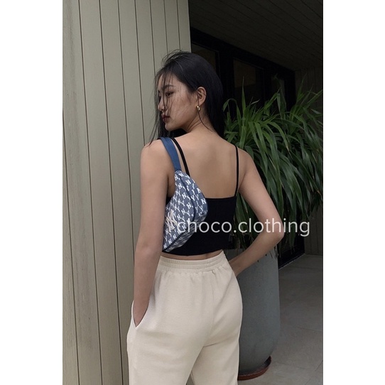 Áo crop nữ 2 dây mùa hè năng động 2022