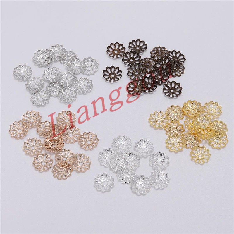 Bộ 200 hạt xâu dùng để làm trang sức 7 9mm