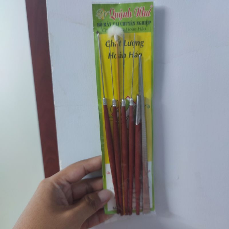 Bộ dụng cụ móc ráy tai cao cấp 7 món Quỳnh Như.