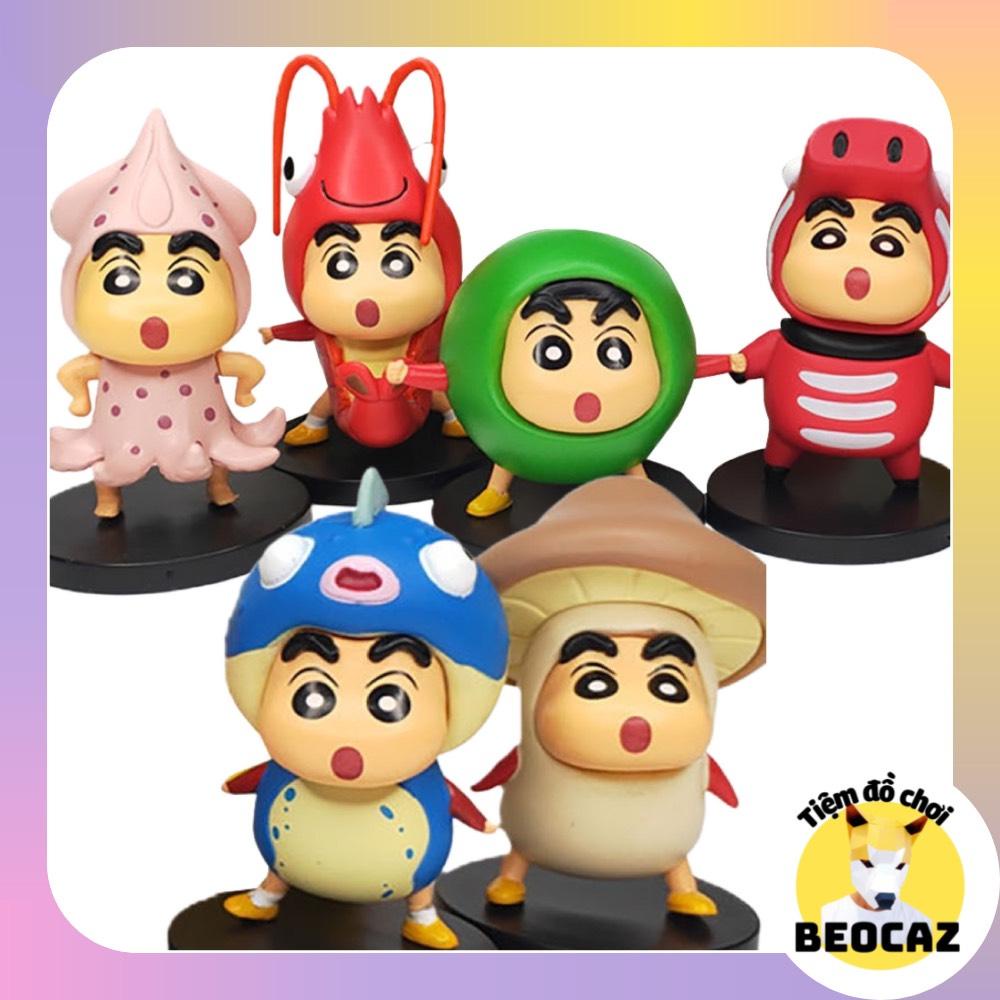 Mô hình Shin Cậu bé bút chì Shinosuke Crayon Shin Chan 7 cm dễ thương bền màu chất liệu an toàn