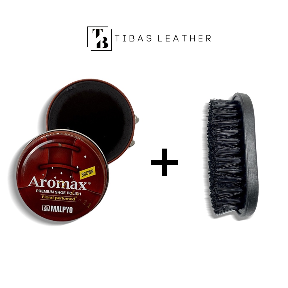 Combo Xi Aromax và Bàn Chải Đánh Giày Cao Cấp