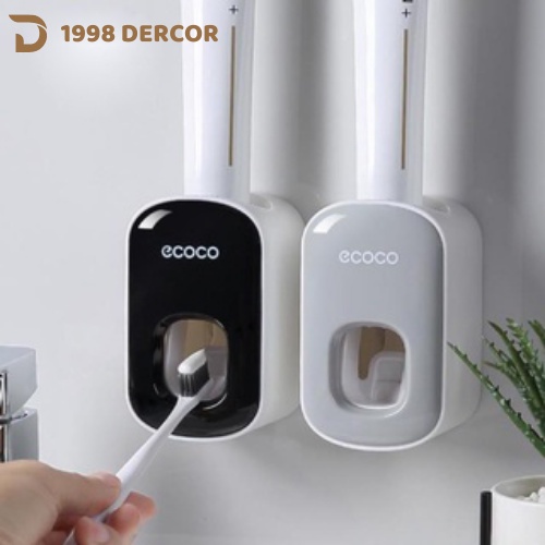 Dụng cụ đỡ bóp tuýp kem đánh răng ECOCO tự động gắn tường tiện dụng cho gia đình