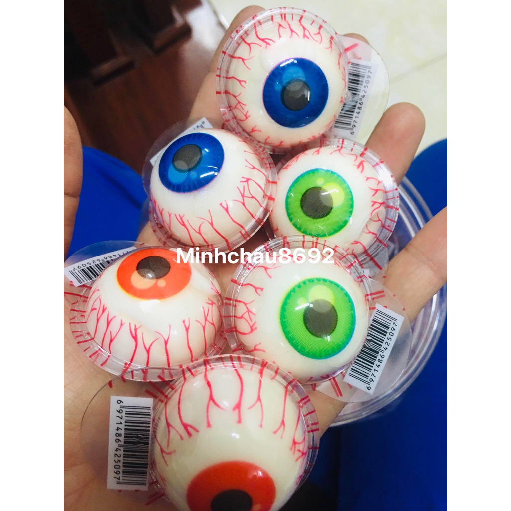1 viên Kẹo dẻo con mắt siêu to CÓ NHÂN