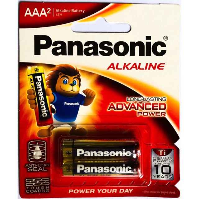 PIN ALKALINE AA, AAA PANASONIC 1.5V, PIN  ( 2 Viên/ vỉ)
