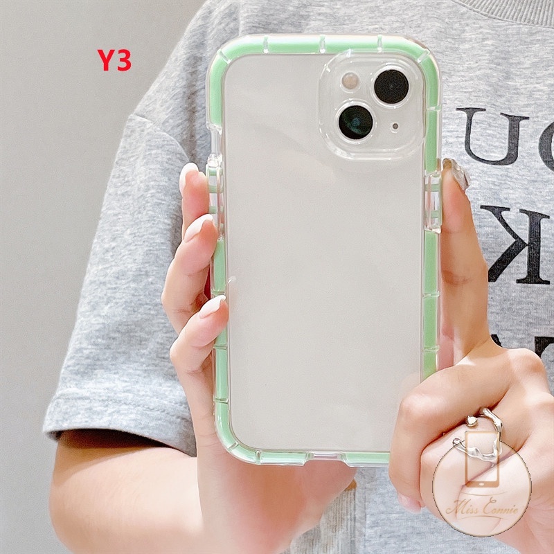 Ốp Điện Thoại TPU Mềm Trong Suốt Màu Dạ Quang Cho IPhone 11 12 13 Pro Max 6 6s 7 8 Plus XR X XS SE 2020