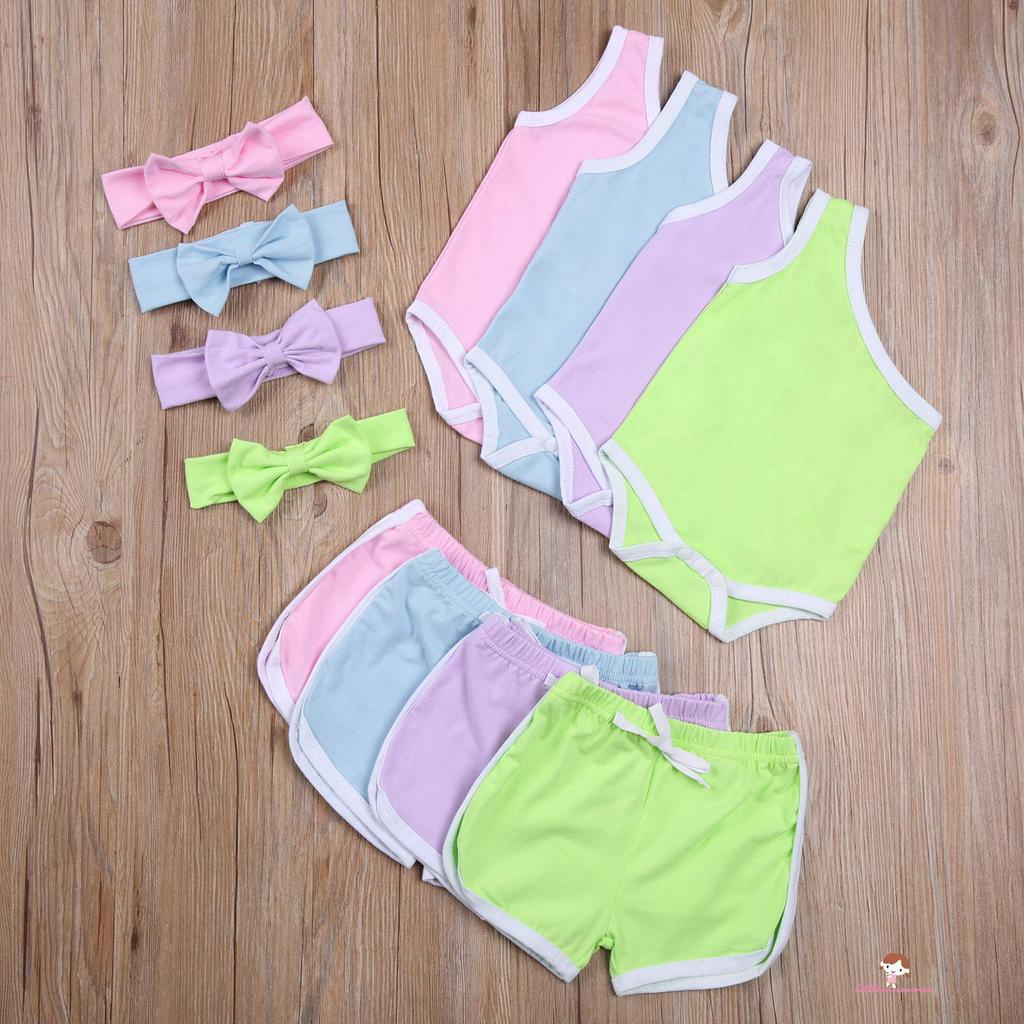 Set Đồ 3 Món Xinh Xắn Cho Bé Gái Từ 7-0 - 18 Tháng Tuổi