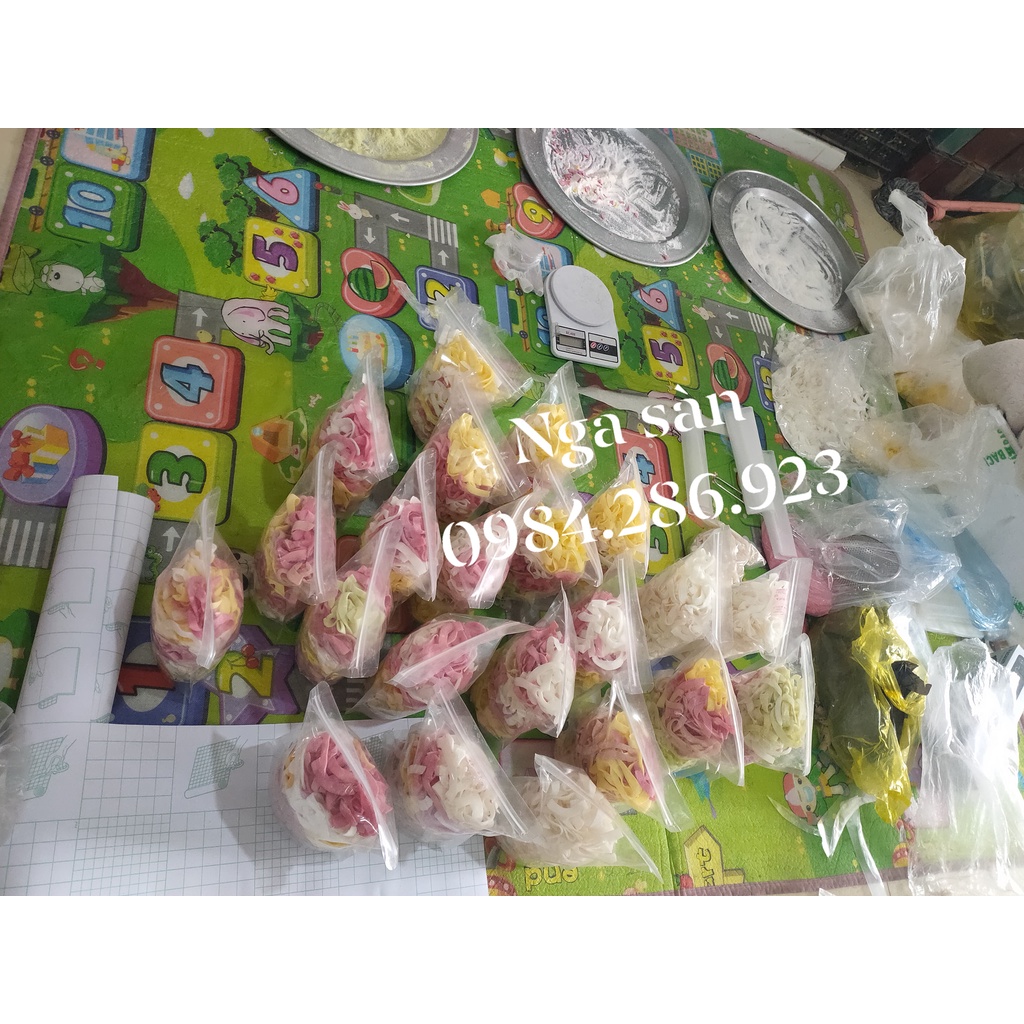 Mứt dừa sợi bào Mỏng bánh tẻ MIX VỊ tự nhiên rau củ quả. đặt 2-3 ngày