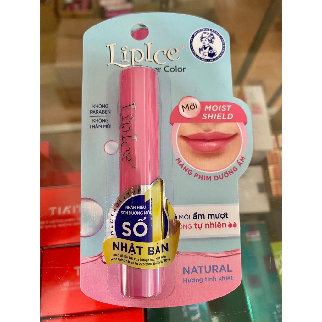 Son dưỡng LipIce Sheer Color MOIST SHIELD + Quà Móc khóa từ Rohto