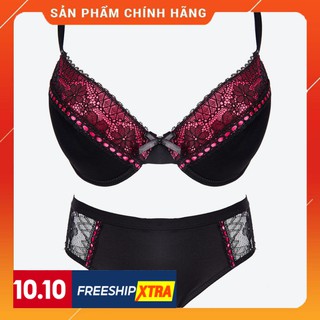 Viviane - Bộ đồ lót mút mỏng có gọng nâng mềm mại Chemise bra set