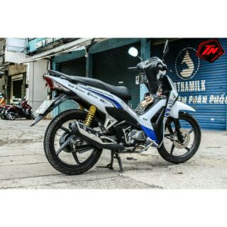 Tem trùm wave rsx đen trắng