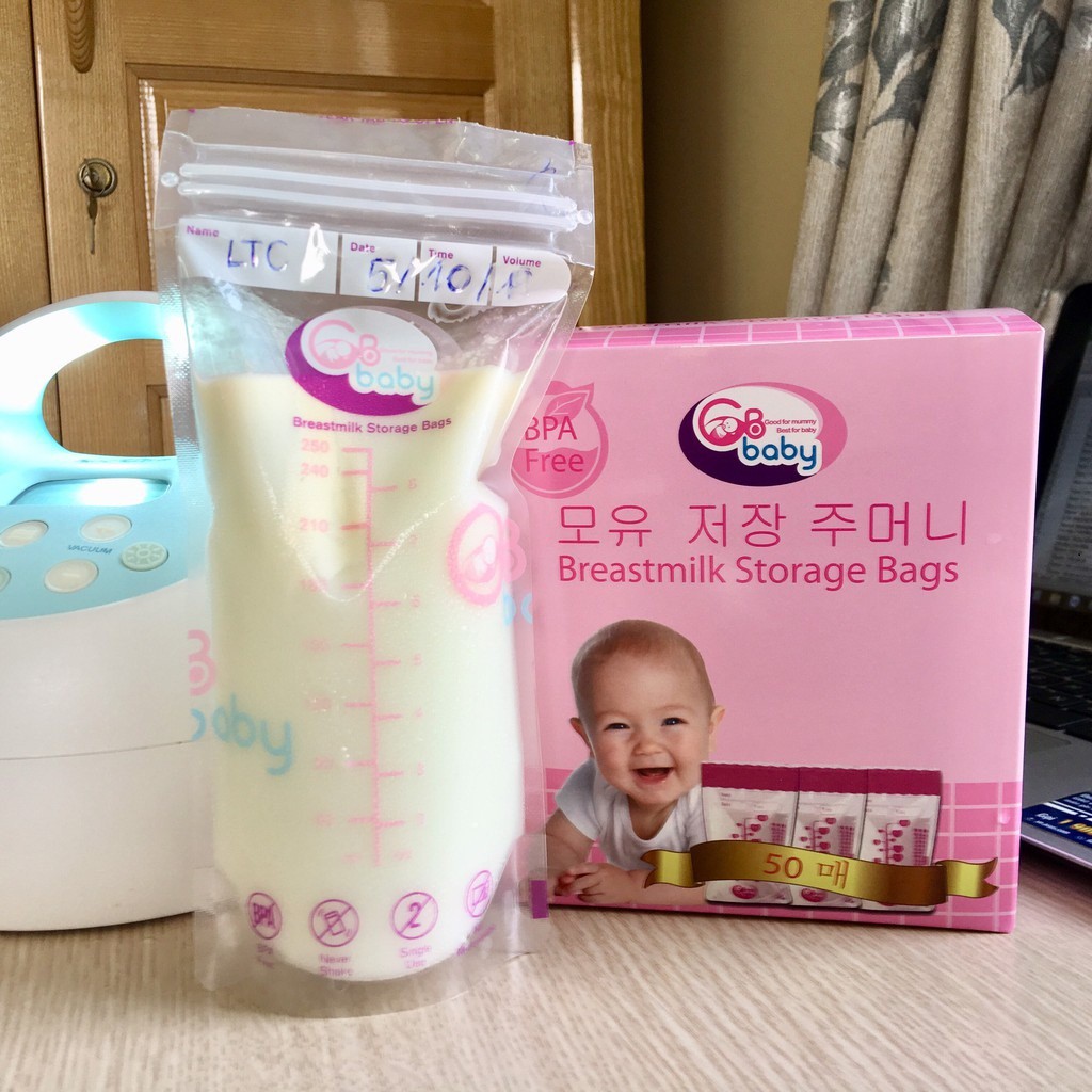 Túi Trữ Sữa Mẹ Gb Baby Hàn Quốc 250ml