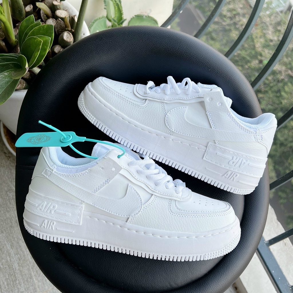 GIÀY AF1 SHADOW TRẮNG SIÊU NHẸ HÀNG CAO CẤP FULL BOX FREE SHIP