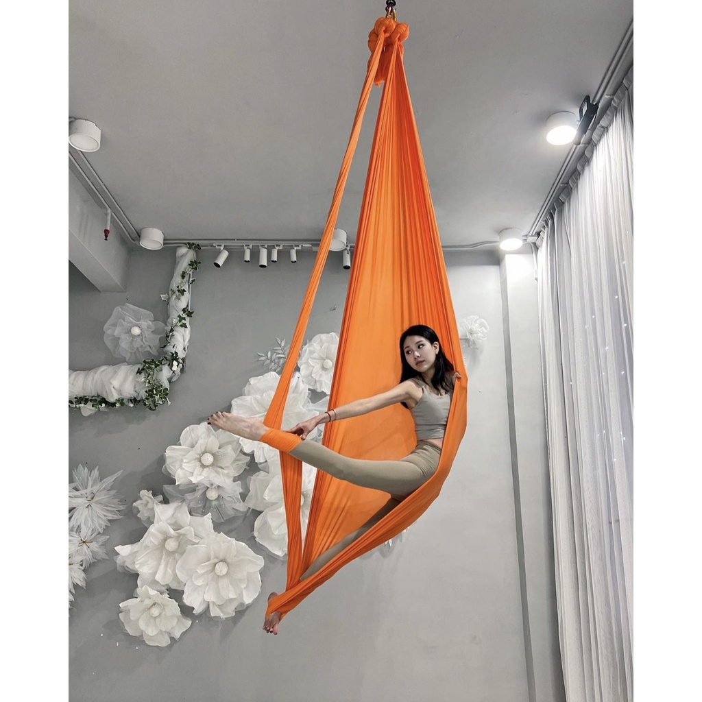 DÂY VÕNG VẢI LỤA TẬP YOGA BAY AERIAL YOGA KHÔNG TRỌNG LỰC ELITE SPORT