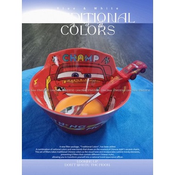 Set combo 2 món ăn uống chén muỗng Frozen Car Mickey Minnie Princess Disney cho trẻ em