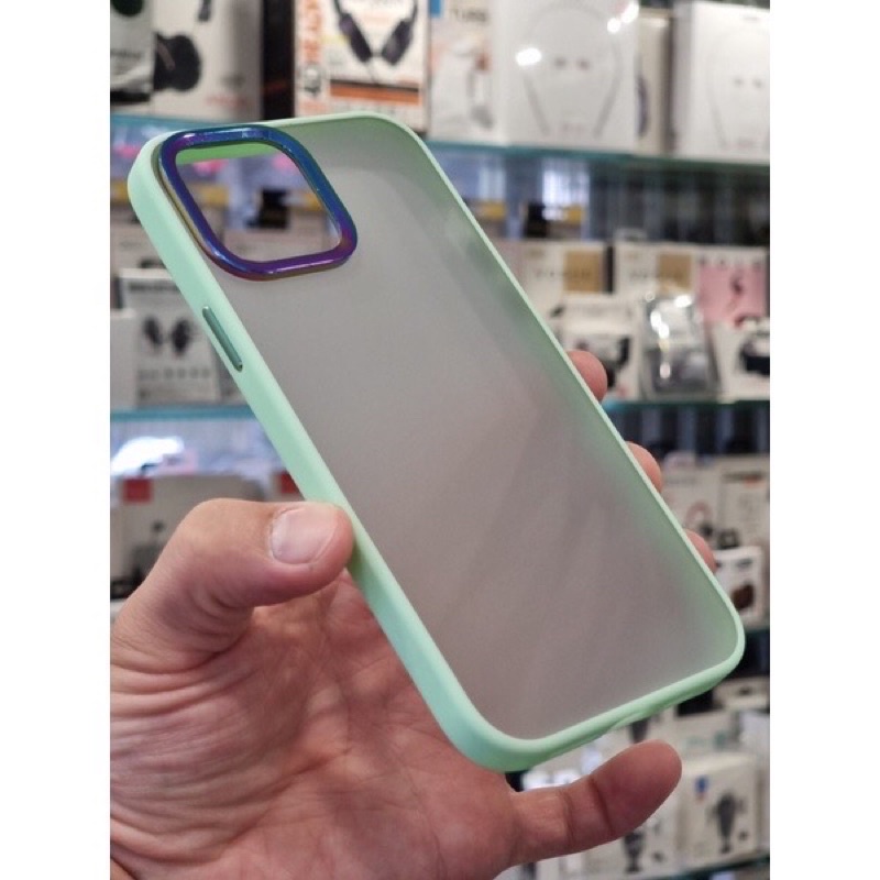 [ Chính hãng 13 |  13 Pro | 13 Pro Max | 12 Pro Max - Ốp Iphone X&amp;M dẻo silicon bảo vệ camera titan lưng nhám
