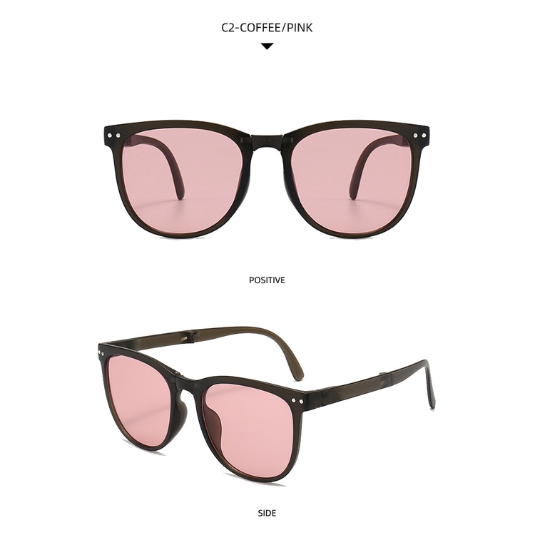 Kính mát có thể gấp gọn phong cách thời trang sành điện cho nam và nữ 2021