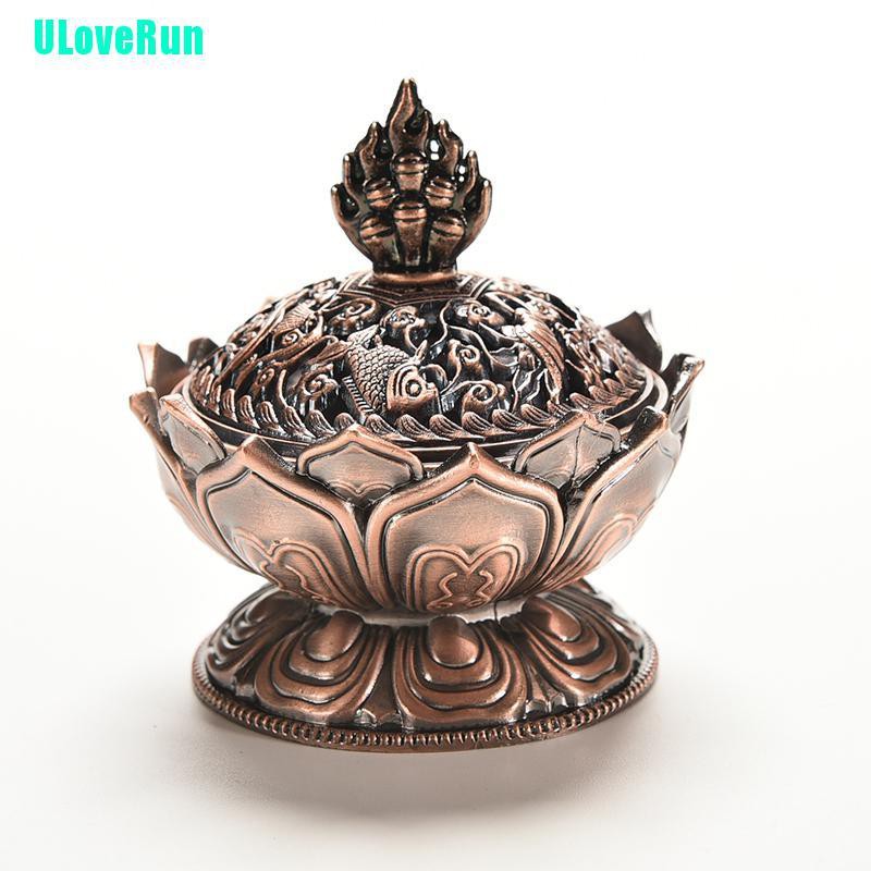 Đế Đốt Trầm Hương Bằng Đồng Hình Hoa Sen Độc Đáo