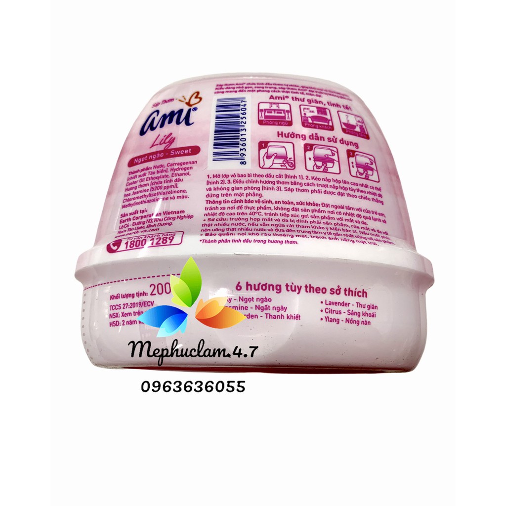 Sáp thơm Ami hương Lyli 200 gr