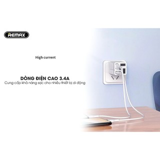 Củ sạc nhanh 4 cổng USB Remax RP-U43
