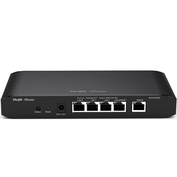 Thiết bị mạng - Đầu ghi hình Smart Gateway RUIJIE RG-EG105G-P nguồn PoE 4port