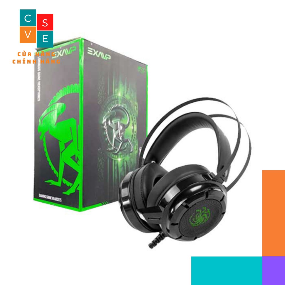 Tai Nghe Headphone Chuyên Gaming DJ Có Dây EXAVP N61 N62 Cao Cấp - Tai Phone Chụp Tai Led Chính Hãng