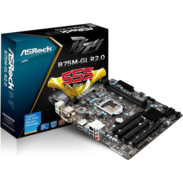 Chặn main Asrock B75M-GL R2.0 B75M GL R2.0