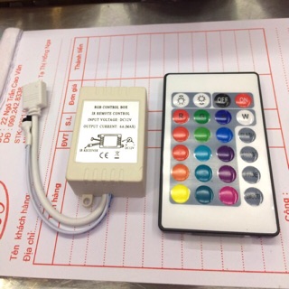 Điều khiển 12v -led 7 màu