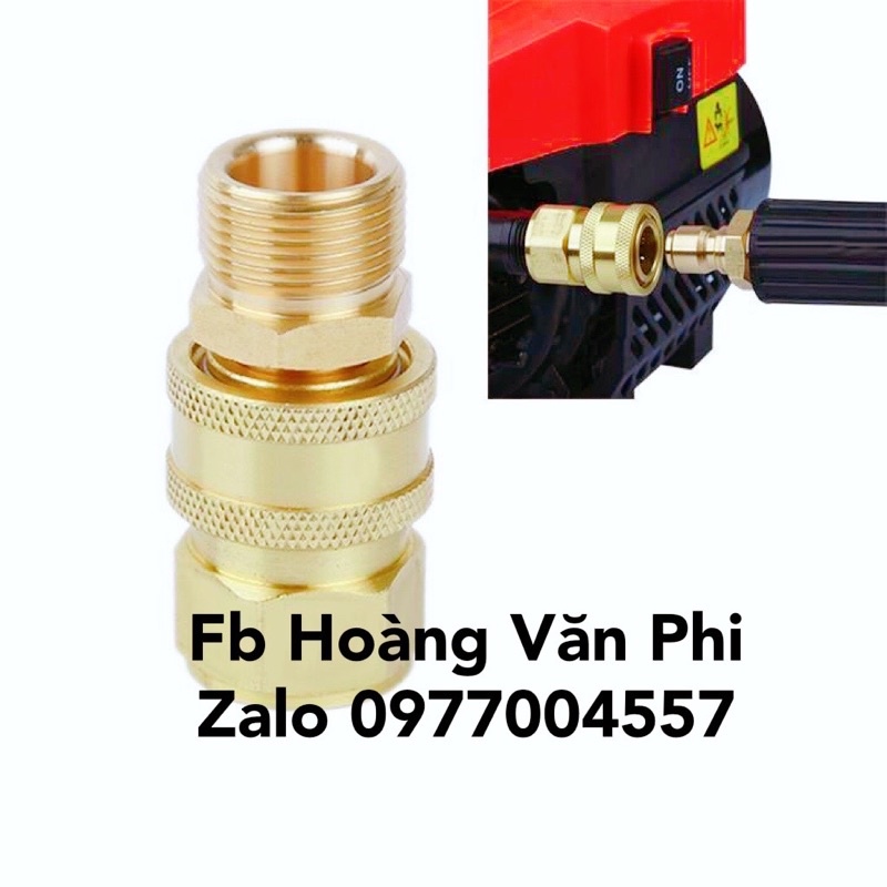 Khớp nối nhanh ren 22mm
