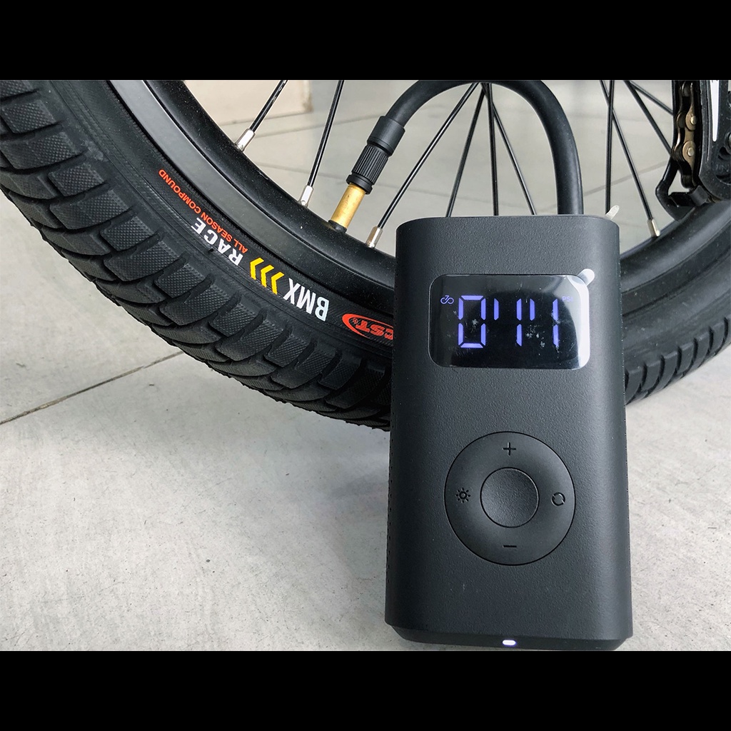 Bơm Lốp Ô tô Cầm Tay Xiaomi Mijia Bicycle Pump MJCQB01QJ - Máy Bơm Hơi Điện Đa Năng Cao Cấp Hàng Chính Hãng BH 1 Năm