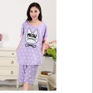 Bộ bầu cộc tay mặc nhà cho con bú