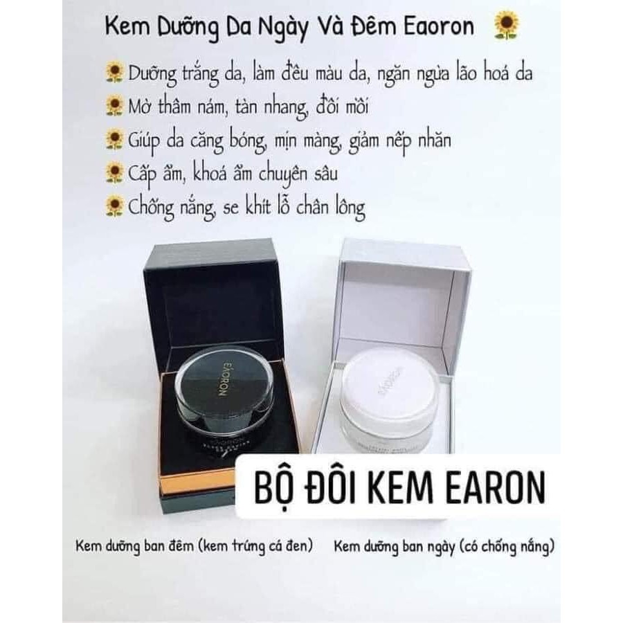 Kem trứng cá hồi Eaoron Ngày/ Đêm- dưỡng trắng da