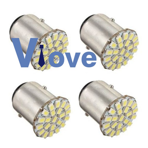 4 đèn LED 22 1206 SMD ánh sáng trắng cho xe hơi