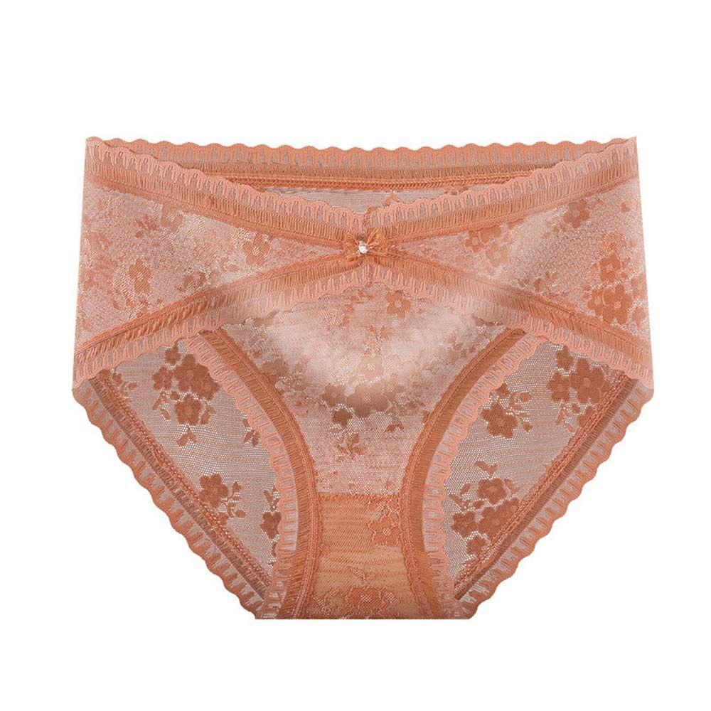 OCEANMAP Quần Lót Cotton Lưng Thấp Đính Nơ Phong Cách Hàn Quốc Quyến Rũ Cho Nữ