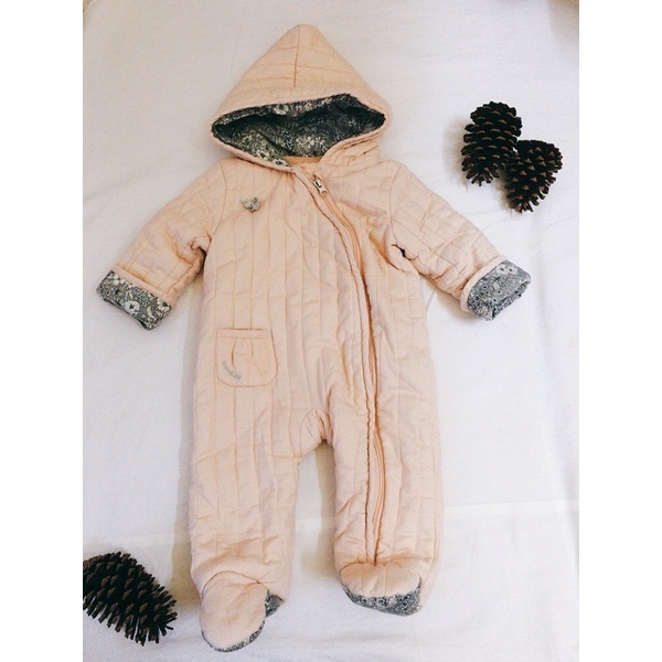 Body suit phao lông ấm cho bé 2hand