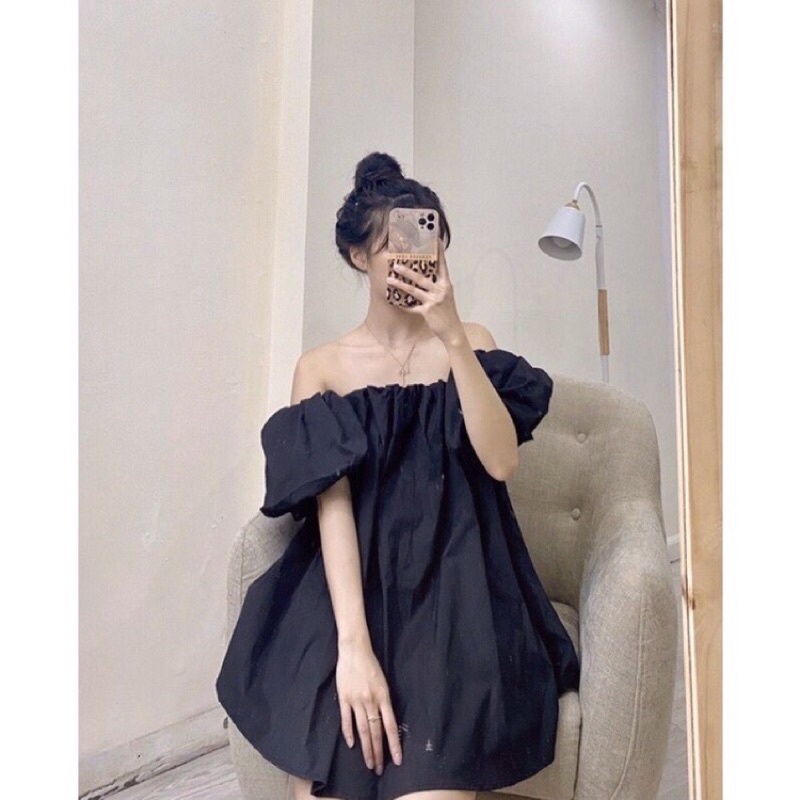 Áo Trễ Vai Tay Phồng Xếp Ly ngực xinh dễ mặc | BigBuy360 - bigbuy360.vn