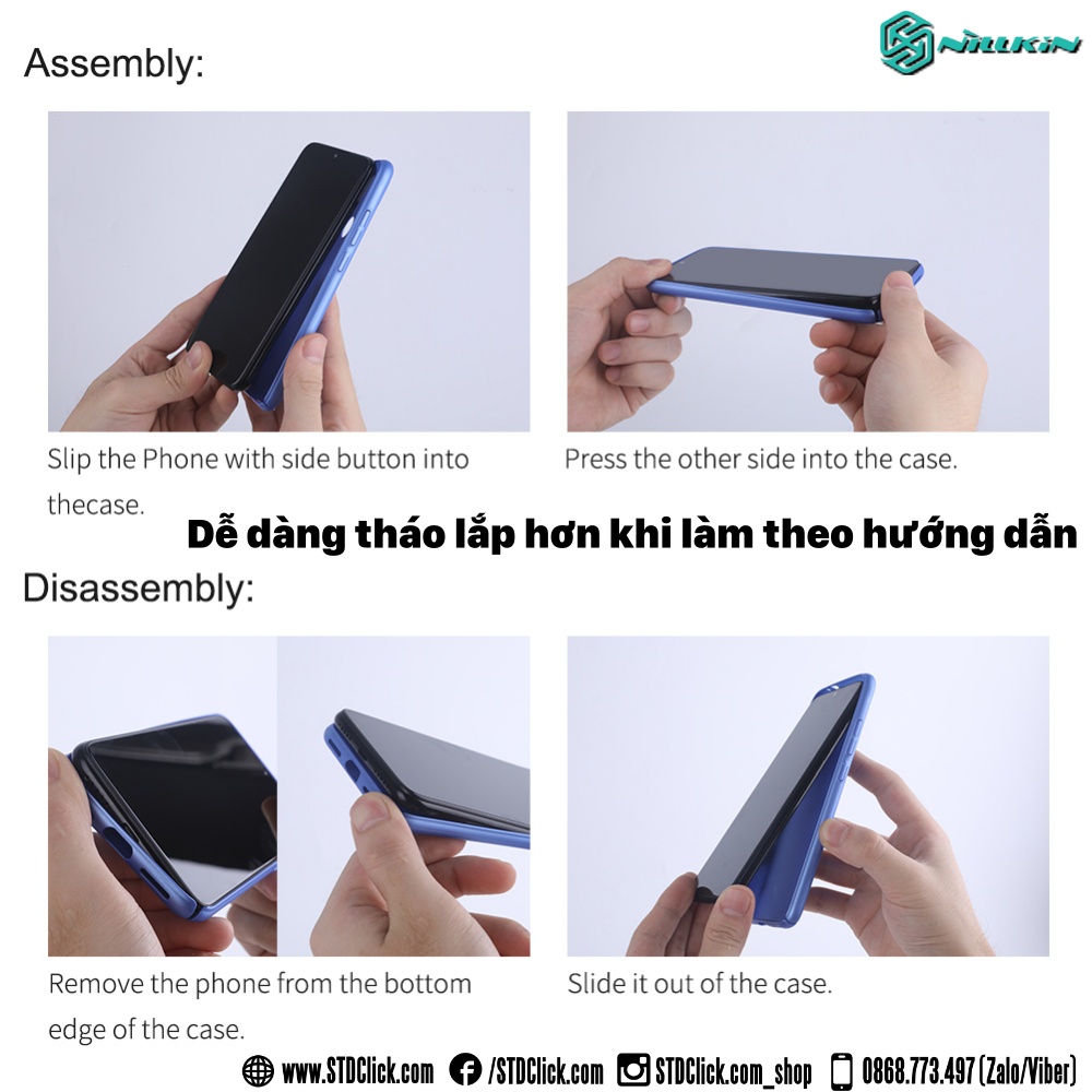 ỐP LƯNG SAMSUNG GALAXY S21 FE 5G NILLKIN NHỰA CỨNG SẦN CHÍNH HÃNG