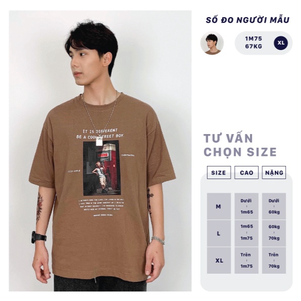 Áo thun nam nữ Street Boy City Cycle - Áo thun tay lỡ Unisex form rộng Local Brand | BigBuy360 - bigbuy360.vn
