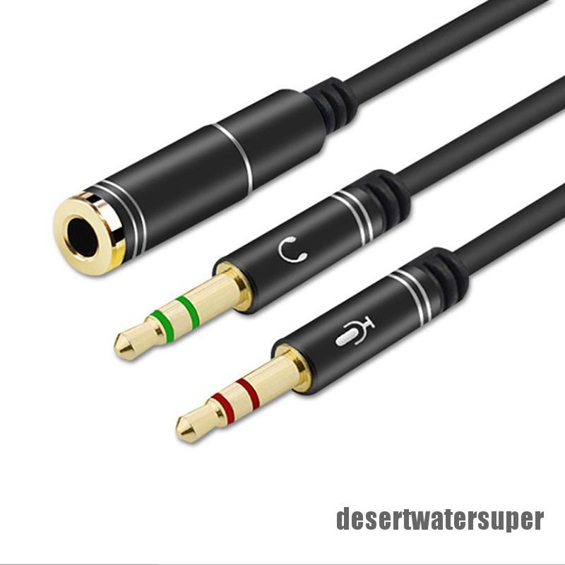 Cáp Chữ Y Chuyển Đổi Âm Thanh Từ 2 Jack 3.5mm Sang 1 Đầu Cái