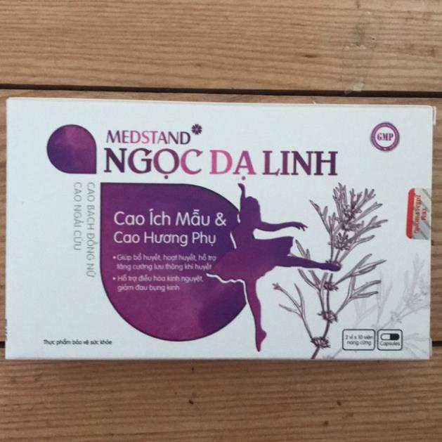 NGỌC DẠ LINH – Giúp điều hoà kinh nguyệt, giảm đau bụng kinh, bổ huyết ở phụ nữ (20 viên)