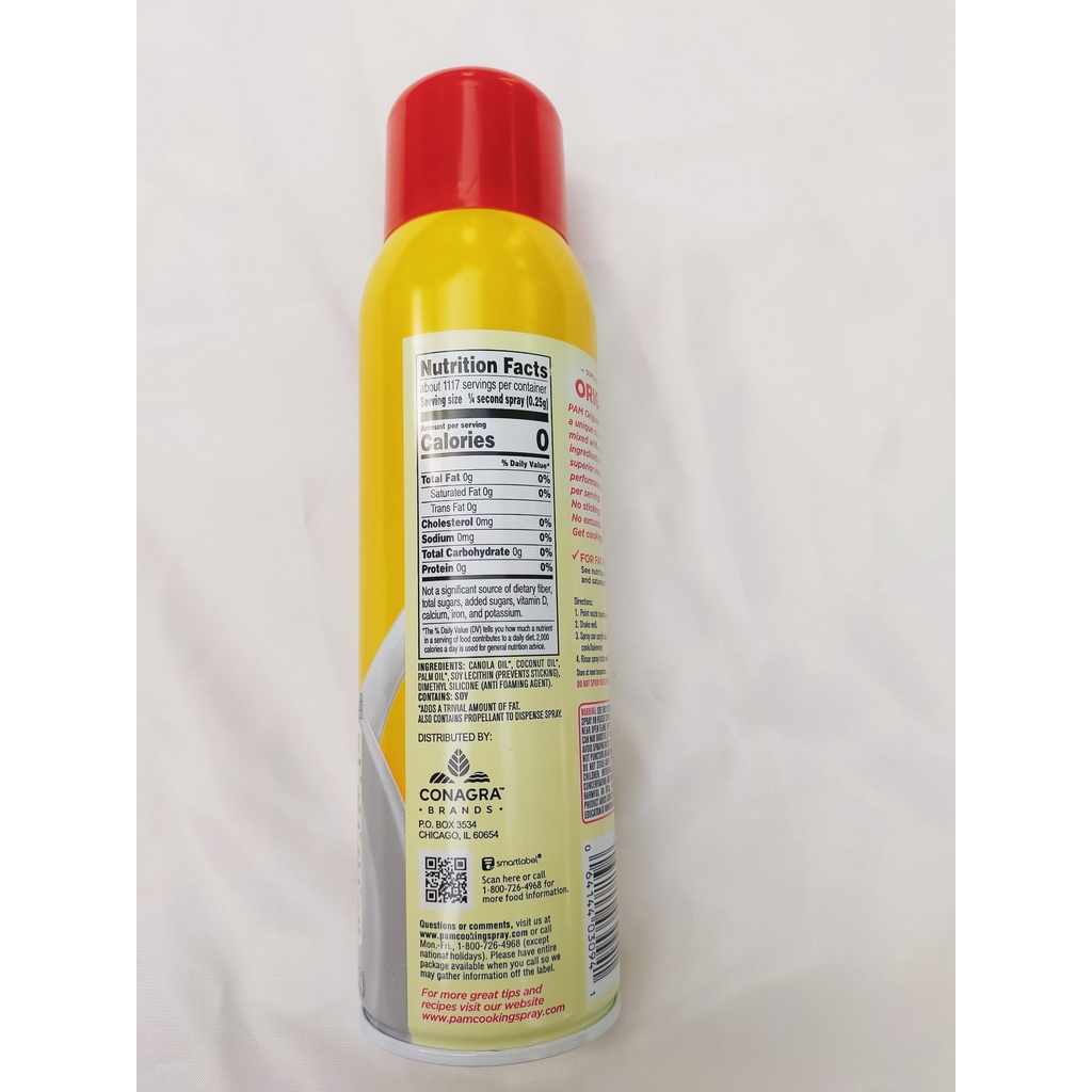 Dầu ăn kiêng Pam 12 oz dầu ăn 0 Calo chính hãng chiên xào ăn eatclean, giảm cân( chai mới) - Siêu thị thực dưỡng