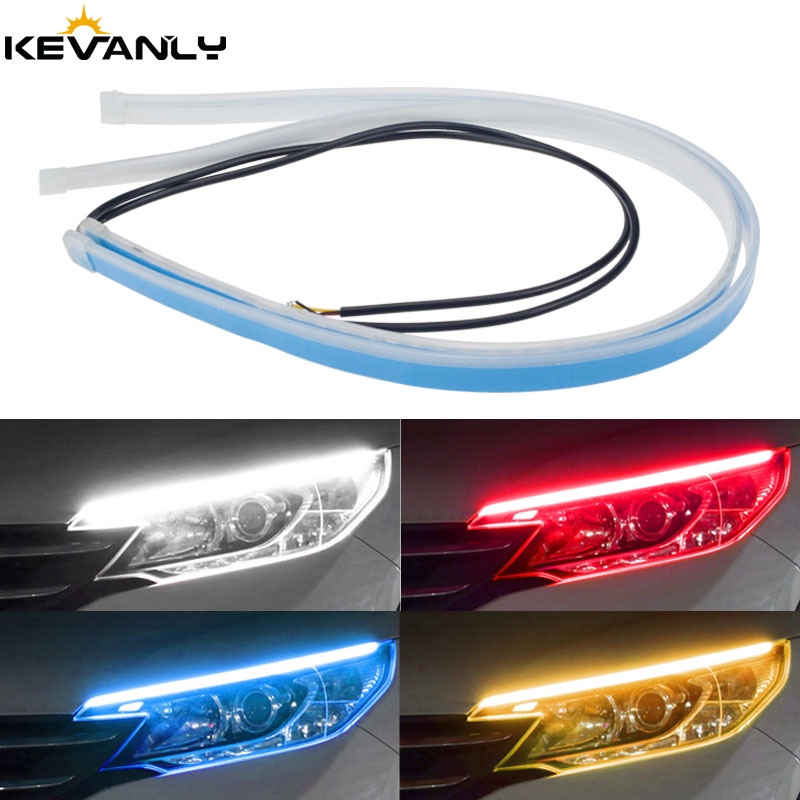 Bộ 2 dải đèn LED xi nhan Kevanly chống thấm nước chất lượng cao cho xe hơi