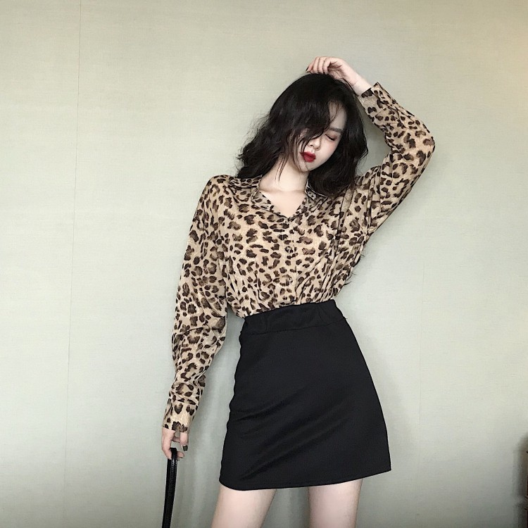 Áo Sơ Mi In Họa Tiết Da Báo Cá Tính | BigBuy360 - bigbuy360.vn