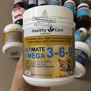 Viên Dầu cá Omega 369 Healhy Care - 200 viên